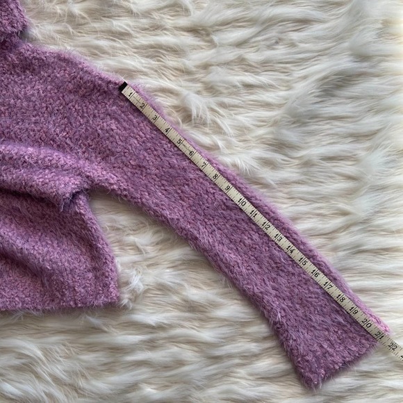 Abound Purple Lilac Soft Plush Turtleneck Y2K Sz XS - Picture 8 of 12